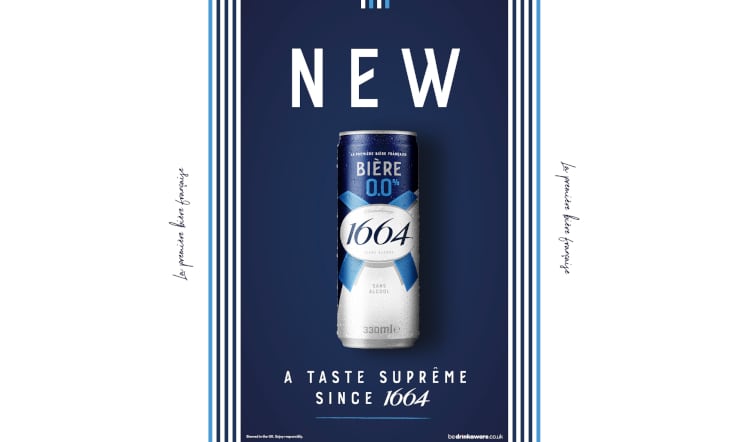 New no alcohol 1664 variant launches into stores