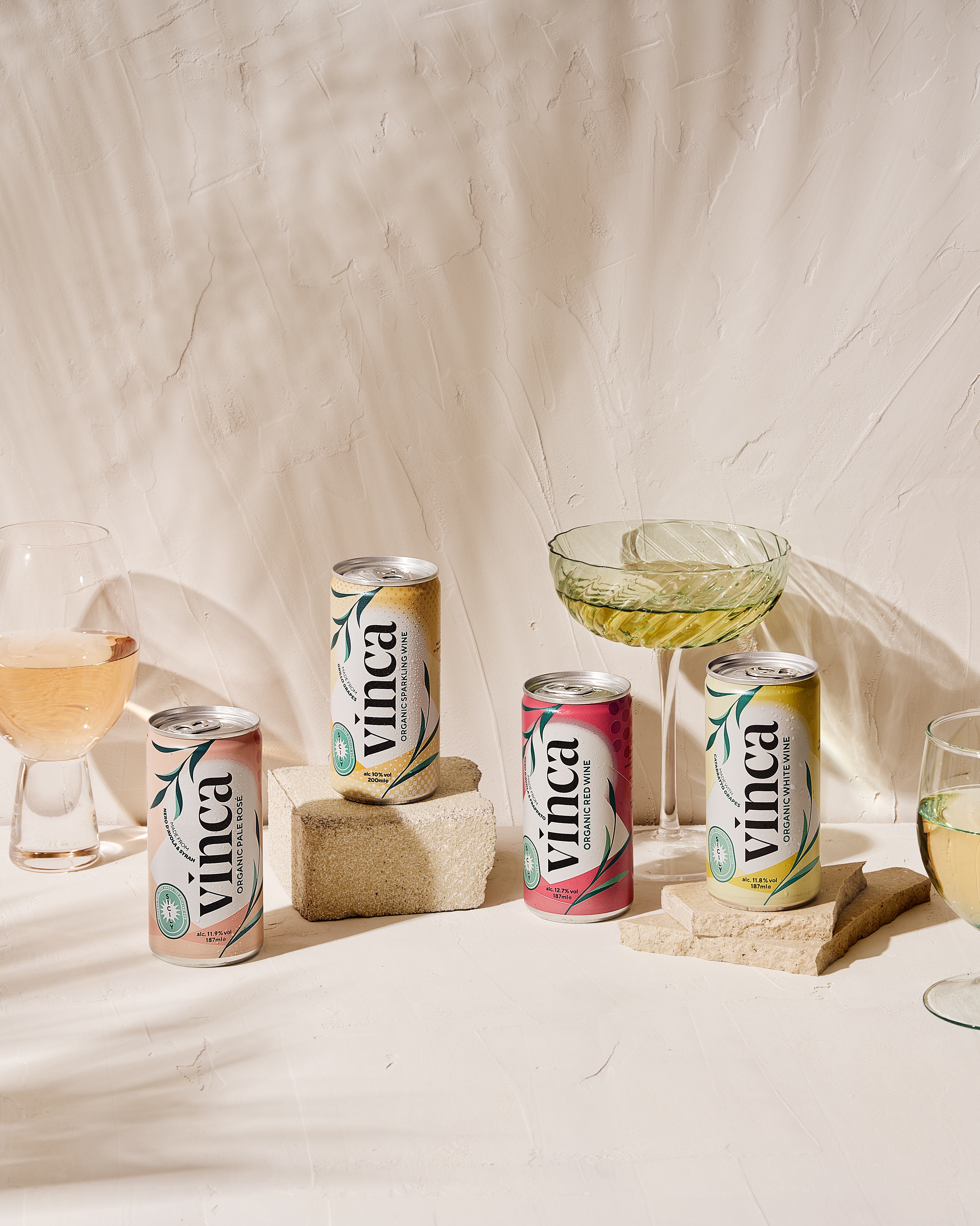 Range of Vinca canned wines