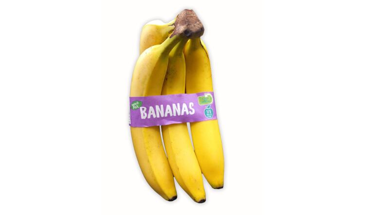 Aldi removes plastic packaging from bananas