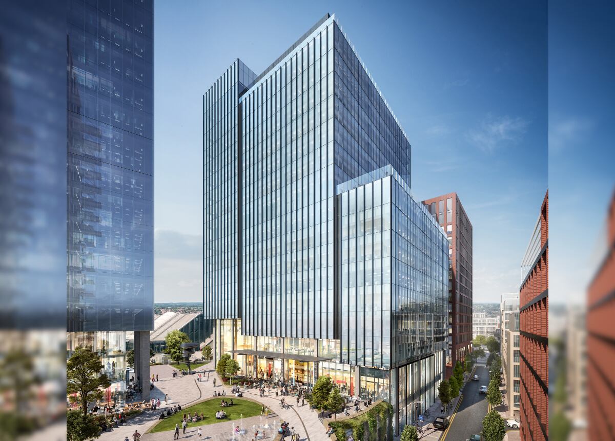 An office development