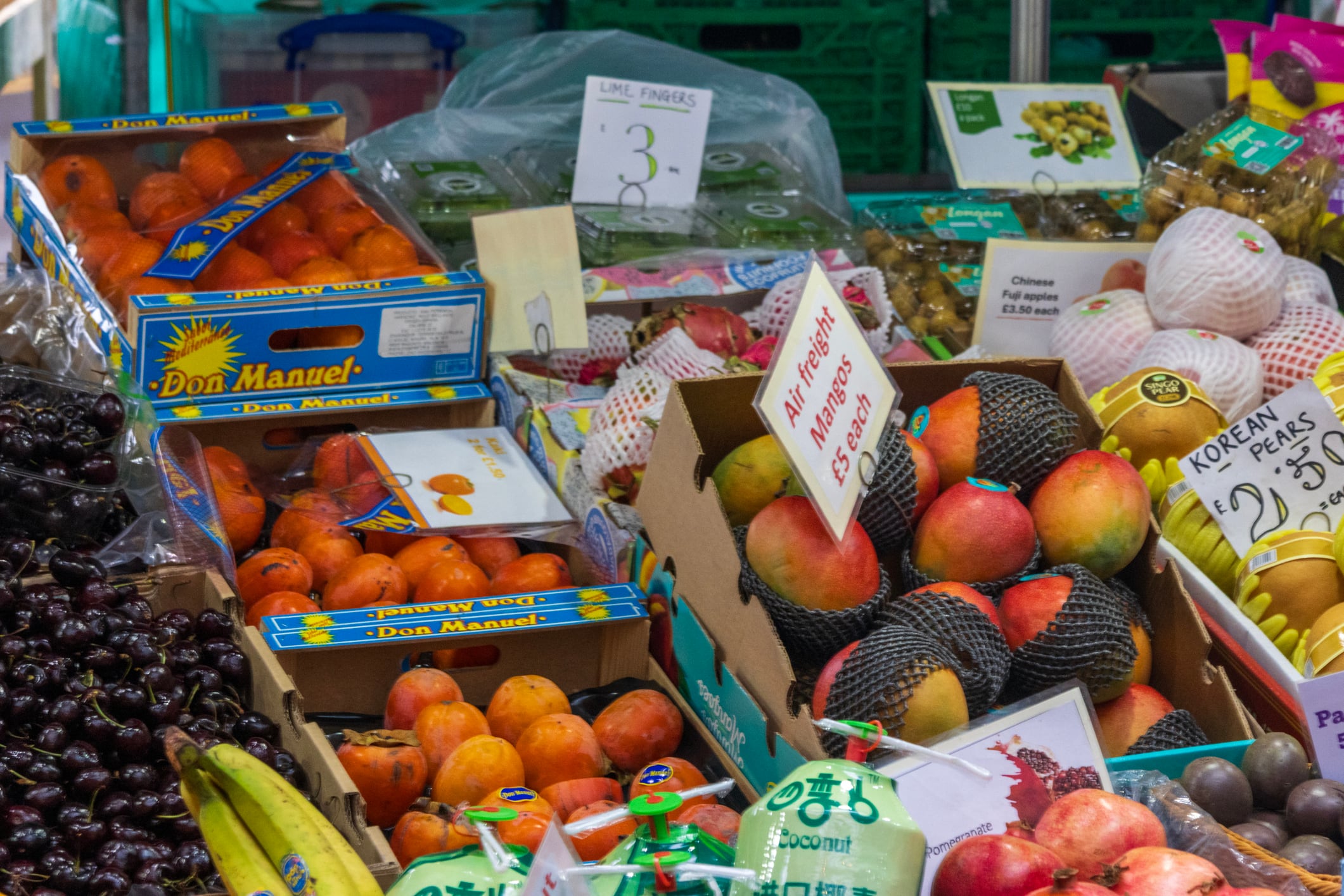 Food at a market