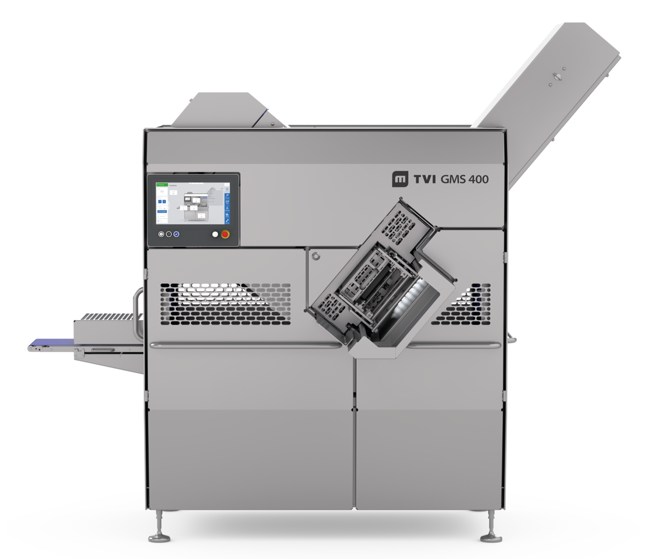 Multivac's TVI GMS 400 entry-level portioning machine