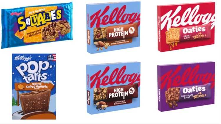 Kellogg’s launches six new snacking SKUs
