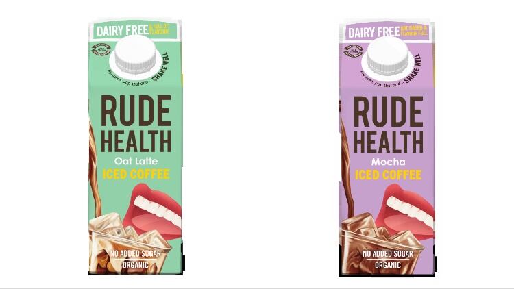 Rude Health's new iced coffee range.
