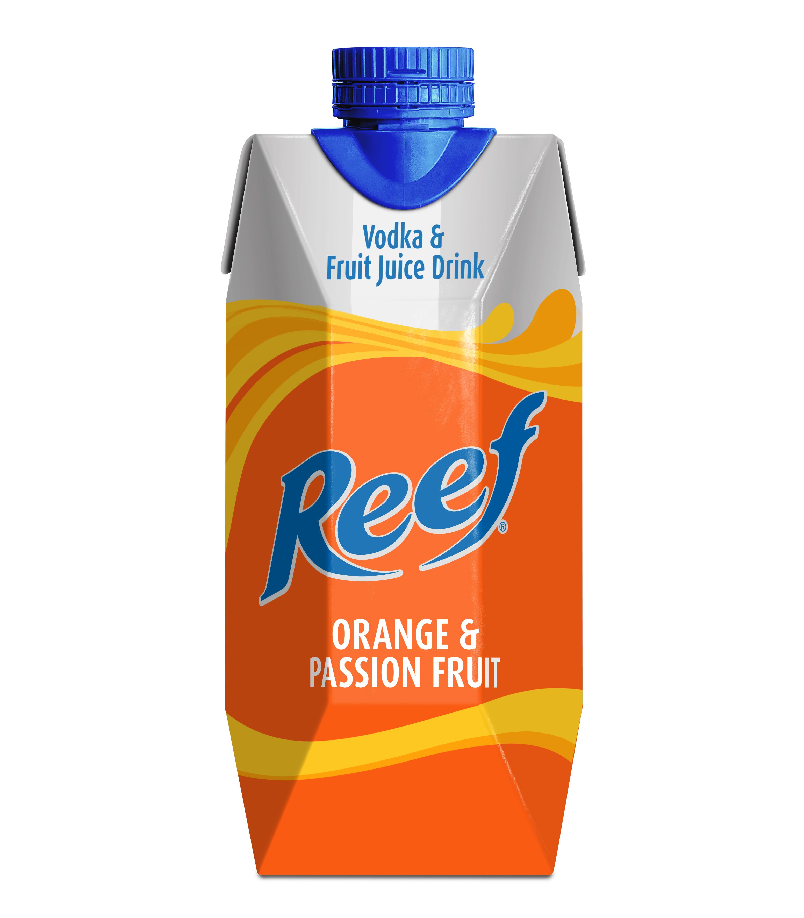 Reef orange and passion fruit flavour