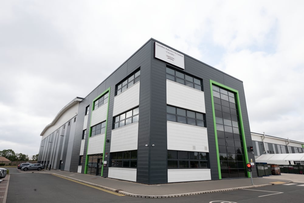 The C.H. Guenther innovation hub, exterior.