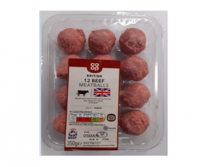 Meatballs recalled by the Co-op