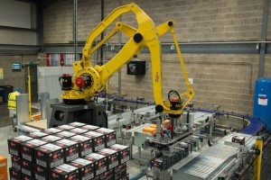 Vimto's end-of-line packing and palletising ‘robot’ arm