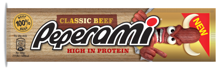 Beef snack added to Peperami range