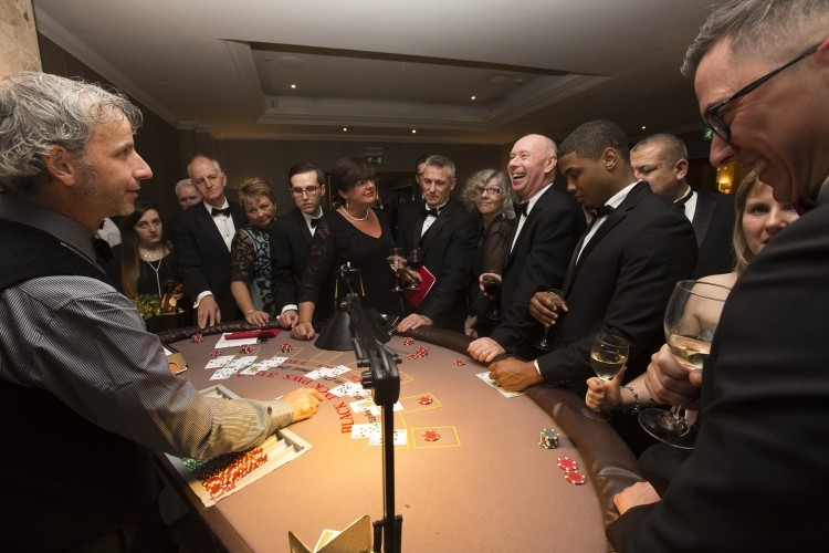 Guests attended the event's casino after the awards