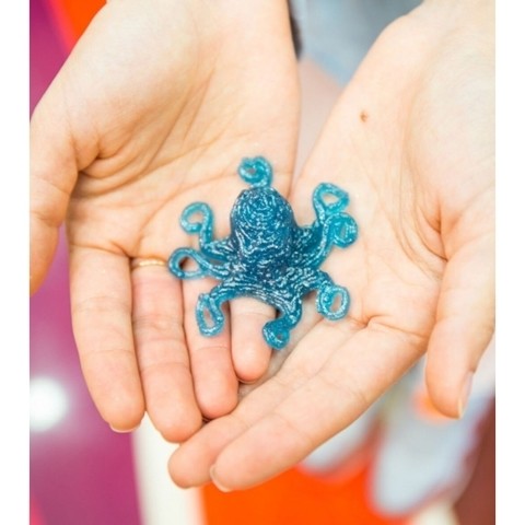 Blue Octopus gummy