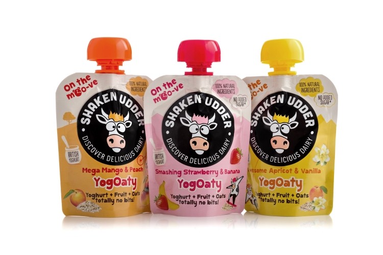 Kids’ yogurt drink from Shaken Udder