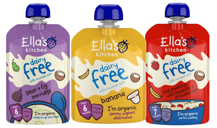 Ella’s Kitchen goes dairy-free
