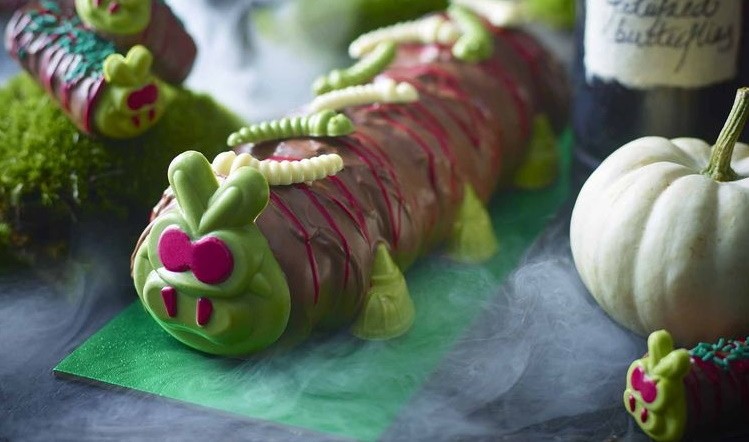 Ghoulish makeover for Colin the Caterpillar