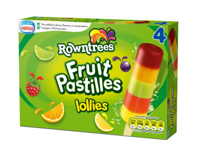 R&R's products include Rowntree's Fruit Pastille ice lollies