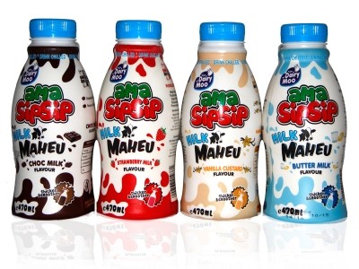 Maheu is made on the hydration system at Dairy Gold in Zambia 