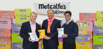 Ashley Hicks (Kettle Chips md), Julian Metcalfe and Robert Jakobi (Metcalfe skinny co-owners) (from left to right)