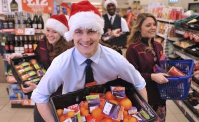 The leading supermarkets’ Christmas sales were hit by a triple whammy, said Nielsen
