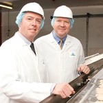 Joint venture: McGovern and Paul oversee production at the Enfield site 