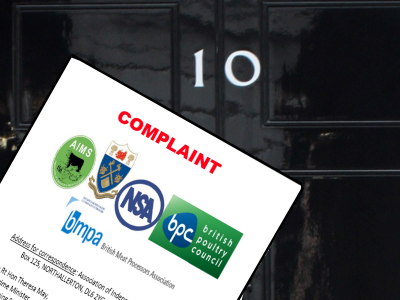 The FSA has been accused of being biased against the meat industry in an open letter to the Prime Minister