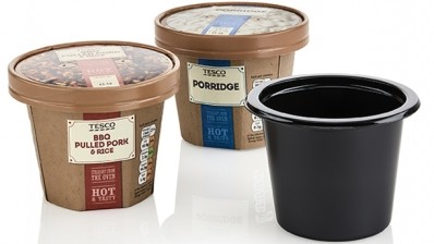 Tesco has unveiled new pots for its food-to-go products