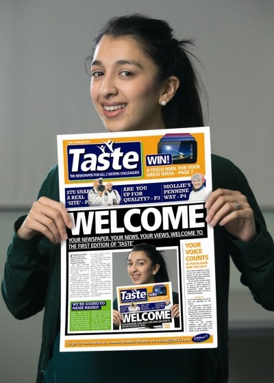 Passing the Taste test: Shima Maka, of 2 Sister’s Kirkham site, suggested the name for the new newspaper