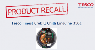 A 'manufacturing error' forced a recall of Tesco linguine