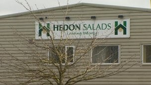 Hedon Salads has called in the administrators