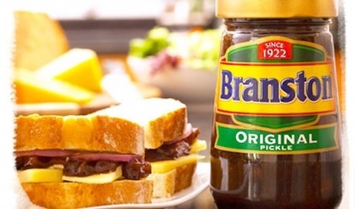 Mizkan bought Premier Foods's sweet pickles and table sauces business, which included Branston, in 2012