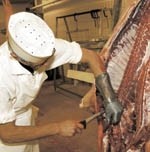 Cool changes for meat plant knife sterilisation