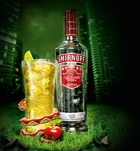 Diageo's spirits brands include Smirnoff vodka