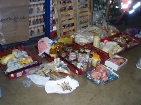 200kg of food was seized