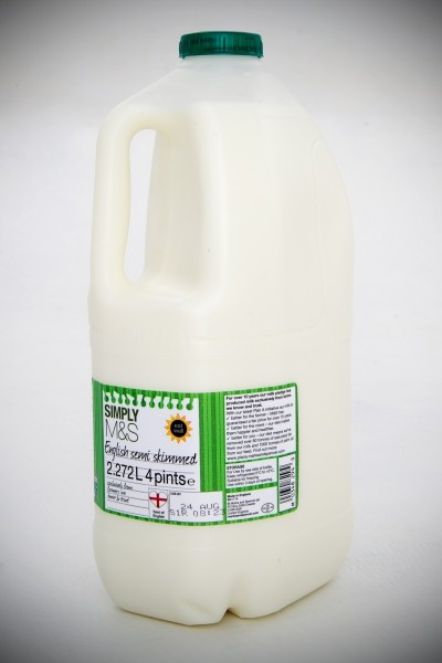 Carbon cutting milk bottle award 
