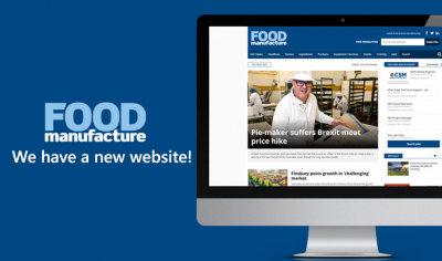 Welcome to Food Manufacture’s new website
