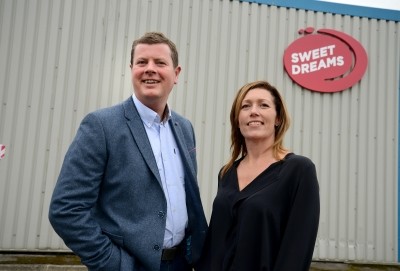 Sweetdreams’ £600k investment will expand its panning and coating operation. Director Matt Stephenson and wife Cathy pictured 