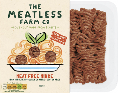 The meat-free mince packs will hit Sainsbury’s meat-free fixtures alongside the two-packs of meat-free burgers