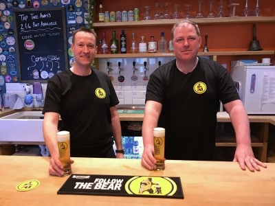l-r: Richard Longhurst and Spencer Chambers, co-founders of Hofmeister Brewing Co