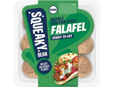 The Squeaky Bean Falafel is being stocked in the vegan and vegetarian fixtures of 380 Tesco stores