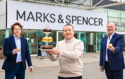 Left to right: Genesis Bakery's commercial director JP Lyttle, M&S Lisburn store manager JP McShane and Genesis Bakery's executive chairman Paul Allen