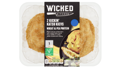 Pictured: Hilton's plant-based ranged available at Tesco, Wicked