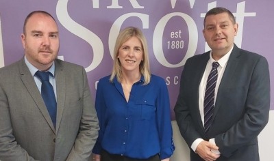 Left to right: Michael Hewitt, Clare McNeil, Stephen Currie
