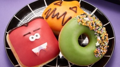 Doughnut manufacturer Krispy Kreme has launched four new limited-edition products to mark Halloween. Credit: Krispy Kreme