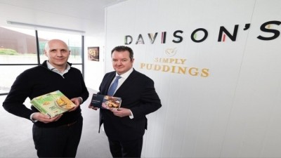 Kieran Donoghue on a visit to Davison Canners. Credit: Invest NI