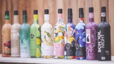 Frugalpac manufactures wine and spirit bottles with 84% recycled paper. Credit: Frugalpac