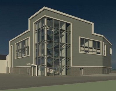 Artist's impression of the new build