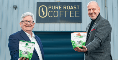 Invest NI has offered Pure Roast Coffee £209,295 towards R&D, the creation of ten jobs, and web development