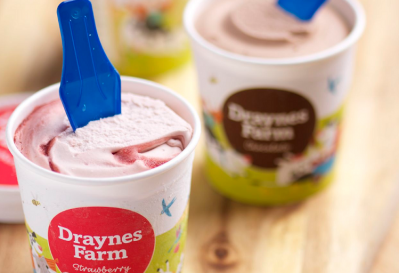 Draynes Farm will now sell its ice cream across the Irish border