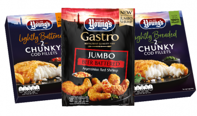 Young's Seafood have launched three new fish products