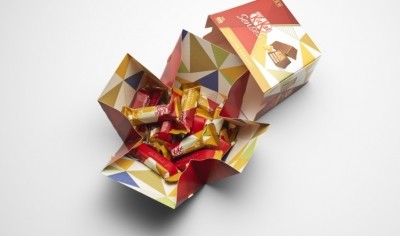 Nestlé demonstrated the advances in digital print with its Kit Kat Senses box