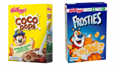 Kellogg's has introduced coloured coded 'traffic light' nutrition labels onto its products